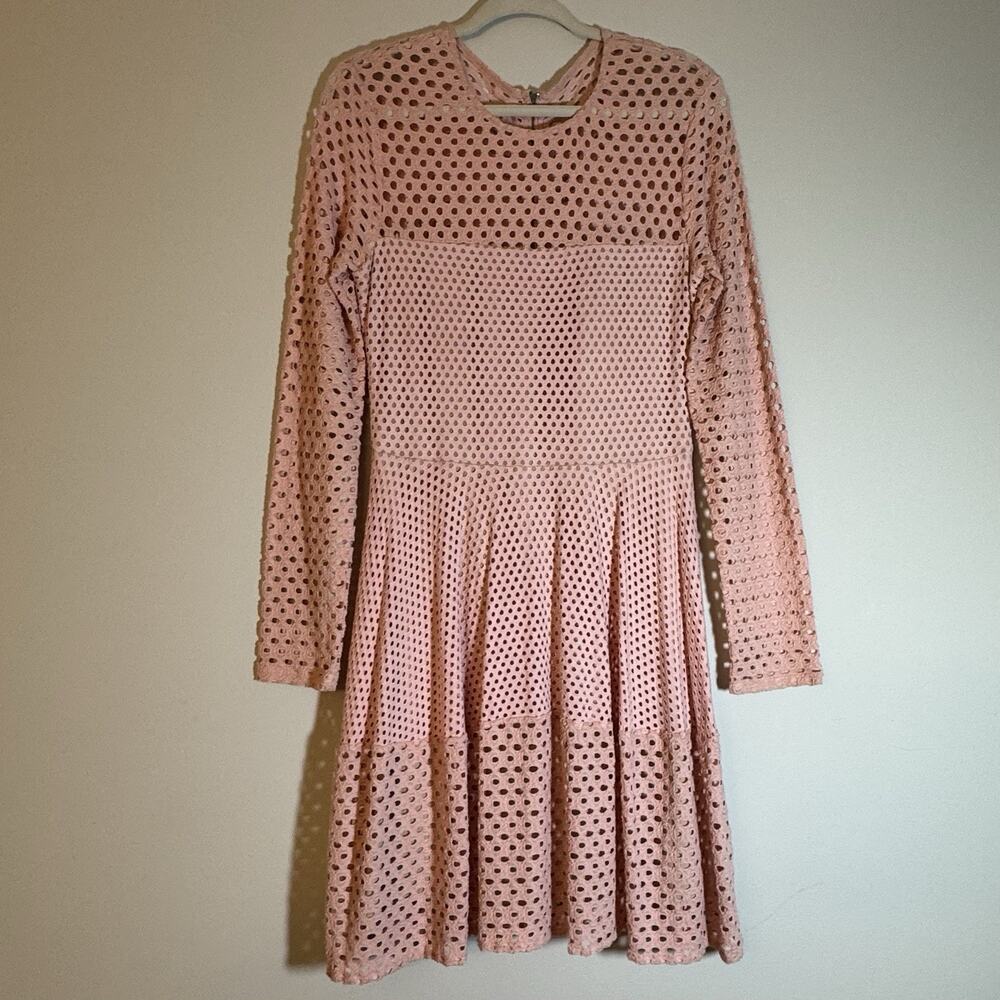 BCBGMaxAzria Pink Midi Dress